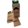 custom kraft paper packaging box with hang tab