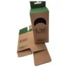 custom kraft paper packaging box with hang tab