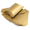 golden pillow shaped favor boxes