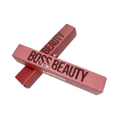 tuck end style lipstick box with gloss spot uv and emboss