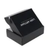 glossy black printed corrugated mailer box