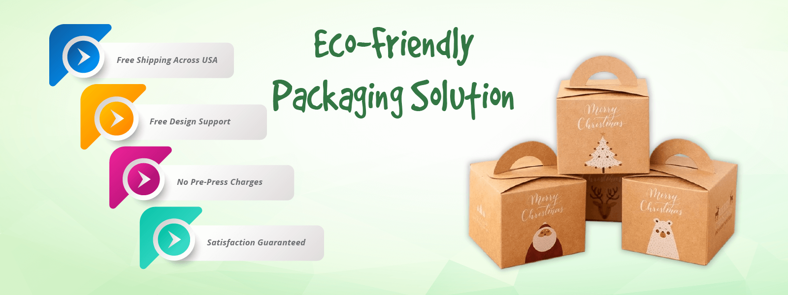 banner for eco friendly packaging solutions at packagingboxespro.com