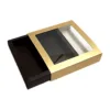 sliding chocolate packaging box with pvc window