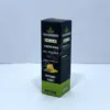 matte black and green cmyk printing on dropper bottle packaging